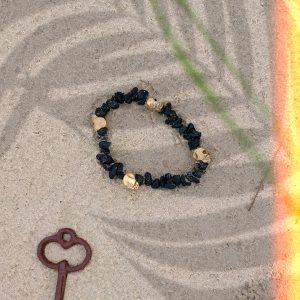 Black and Gold Braclet